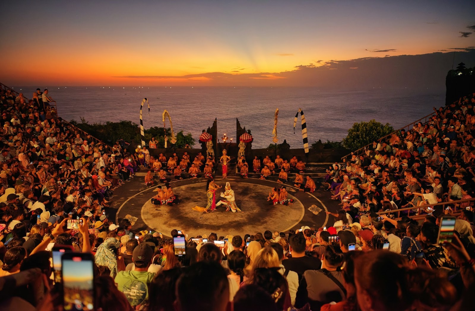 Kecak Fire Dance at Sunset