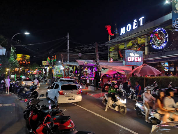 Seminyak at night